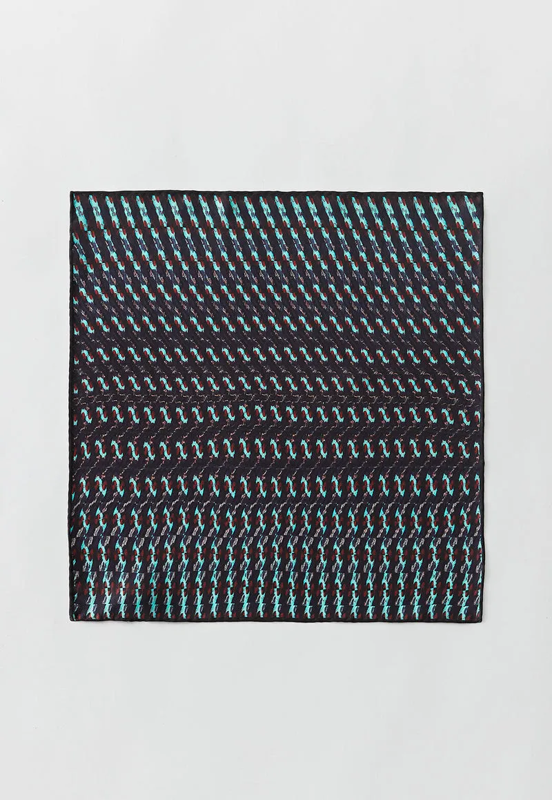 CITY LIGHTS SILK SATIN SCARF 33