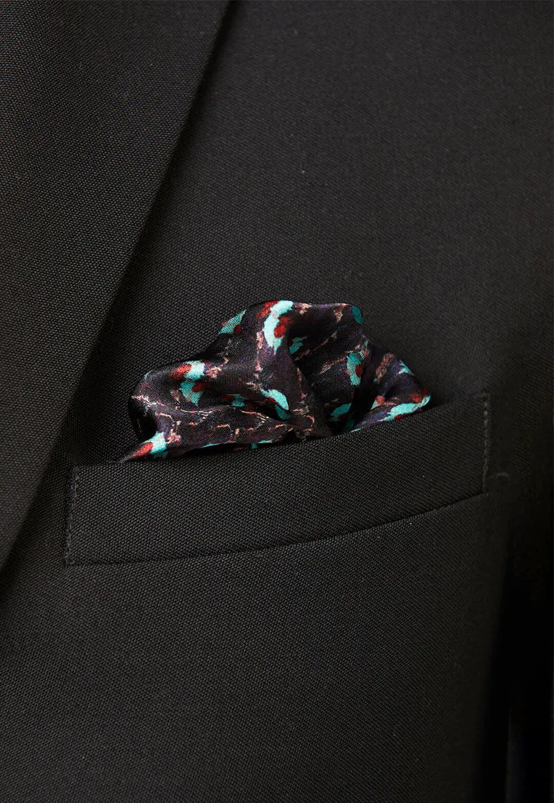 CITY LIGHTS SILK SATIN SCARF 33