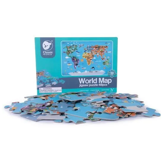 Classic World World Map