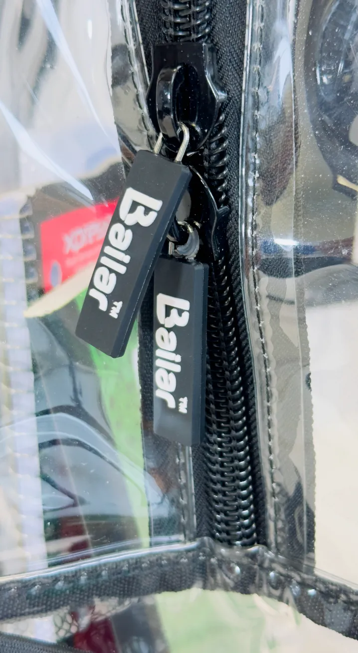 Clear Backpack, 6 black
