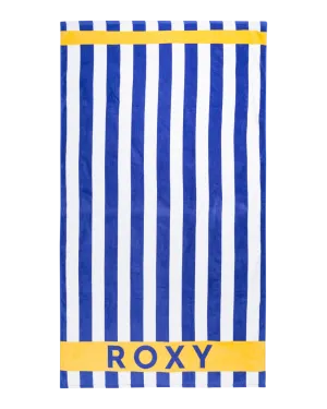 Cold Water Printed Towel in Dazzling Blue