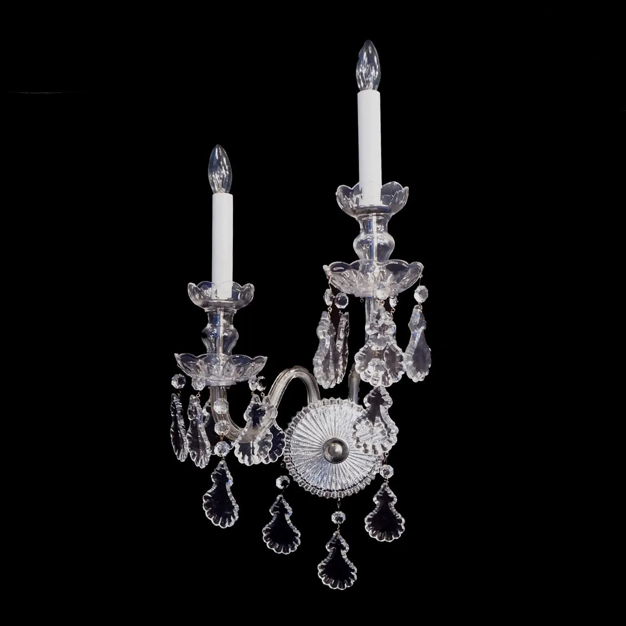 Colette Left - 2 Light Crystal Sconce