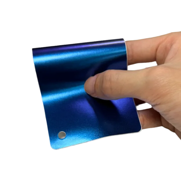 Color Shift Dazzling Aurora Blue Vinyl Wrap