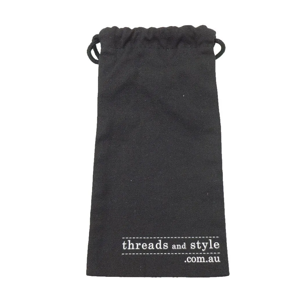 Cotton Drawstring Long Pouch-Mini(CB-26)
