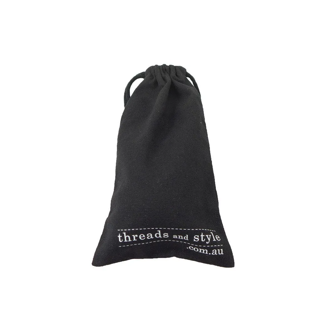 Cotton Drawstring Long Pouch-Mini(CB-26)
