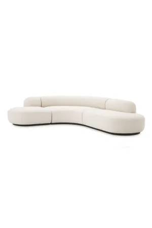 Cream Boucle Modular Sofa | Eichholtz Bjorn
