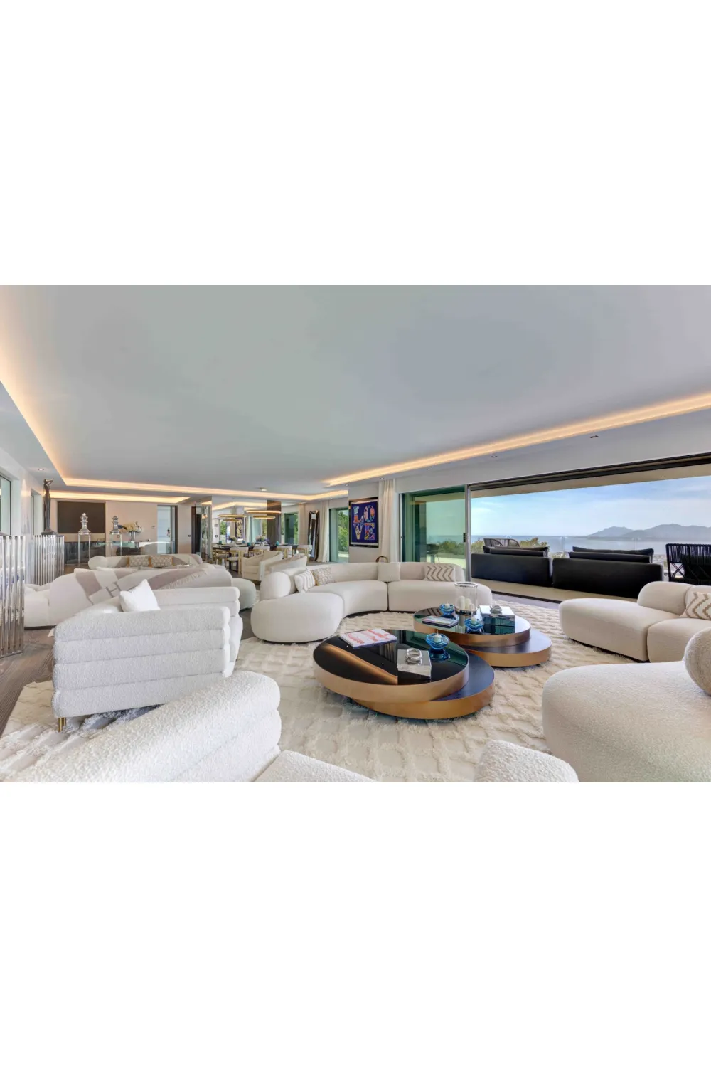 Cream Boucle Modular Sofa | Eichholtz Bjorn