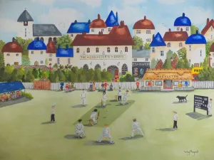 Cricket Match by Lesley Nugent