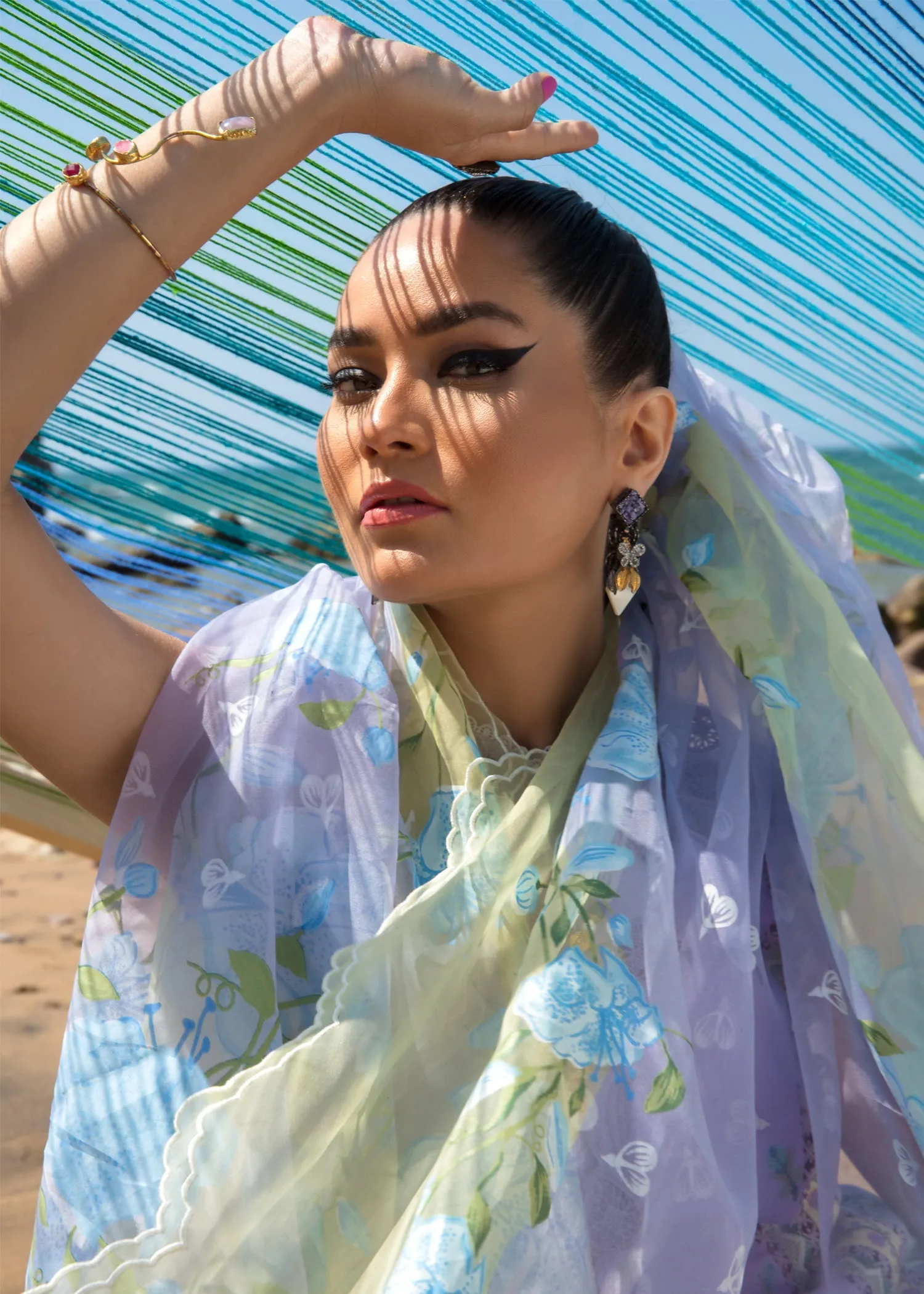 Crimson Luxury Lawn Collection 2023 – An Ode to Cross Stitch - D5 A