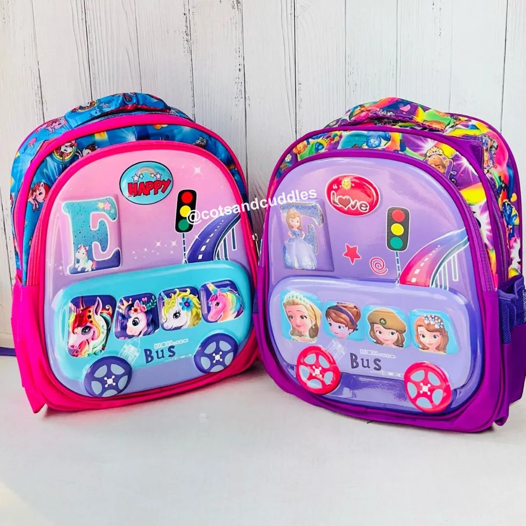 Cute Design Hardshell Backpack For Kids (Unicorn)