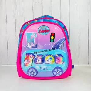 Cute Design Hardshell Backpack For Kids (Unicorn)