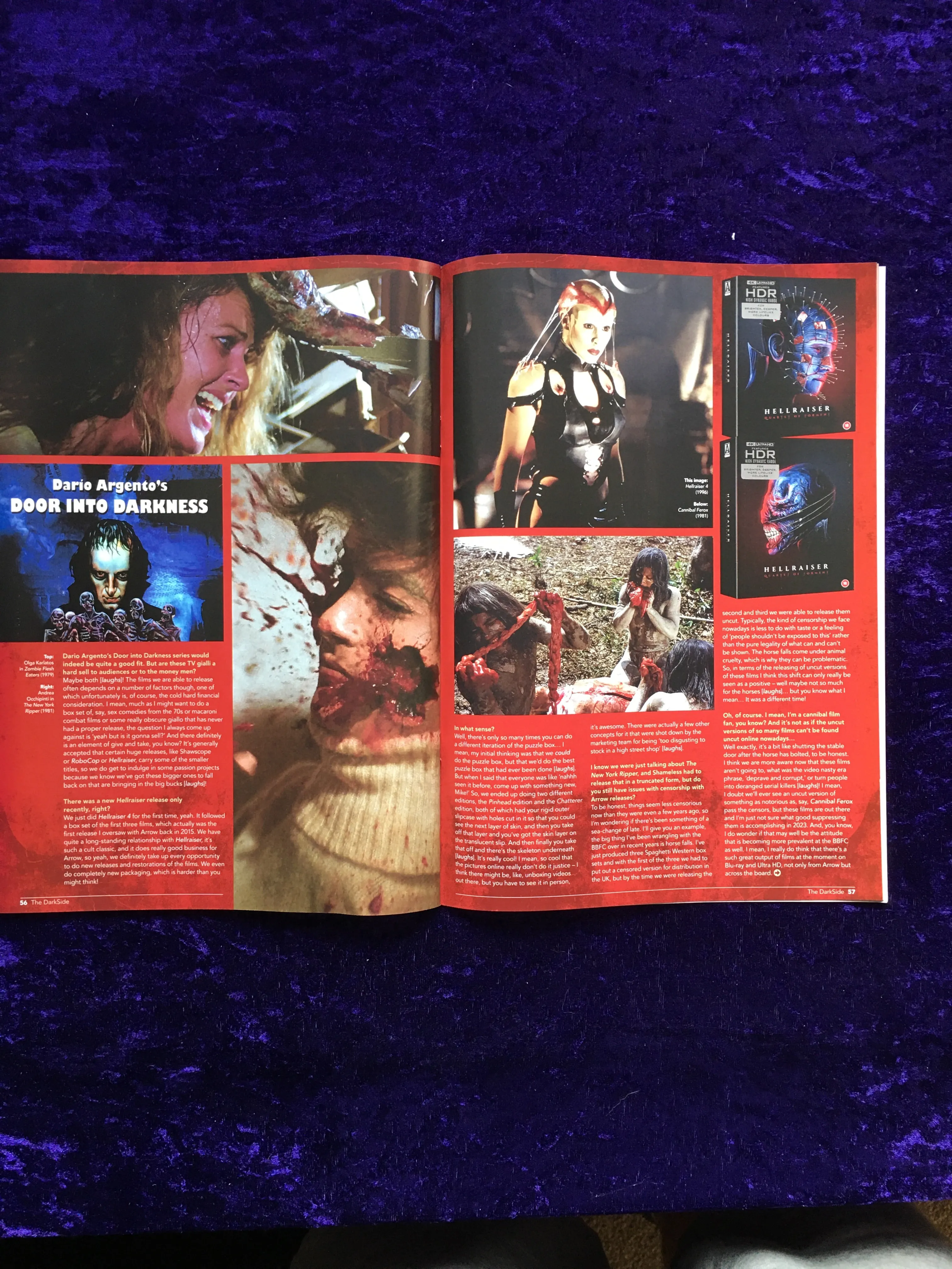 Darkside Magazine Back Issue 253 Signed by Cover Artist Rick Melton