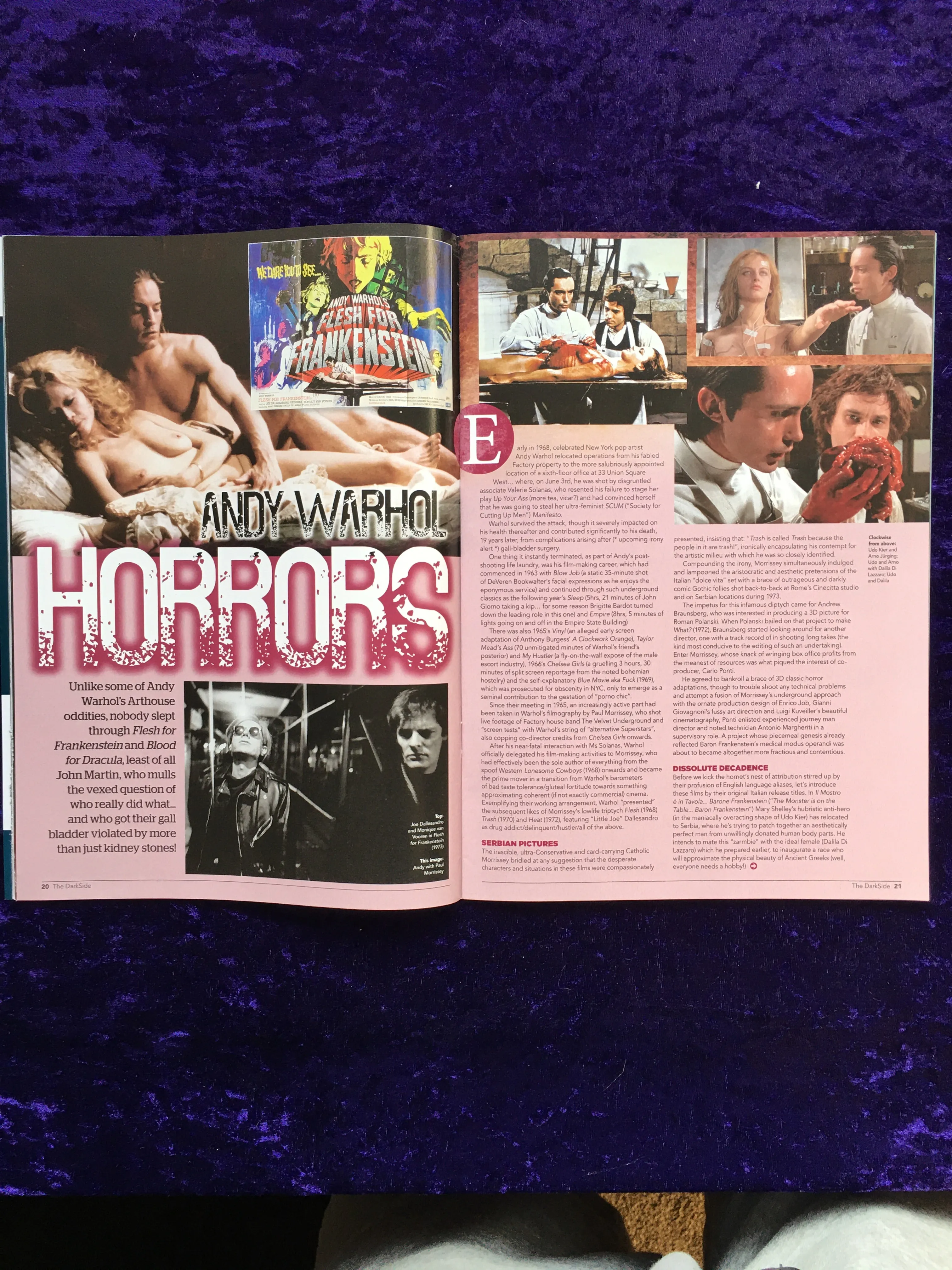 Darkside Magazine Back Issue 254 Signed by Cover Artist Rick Melton