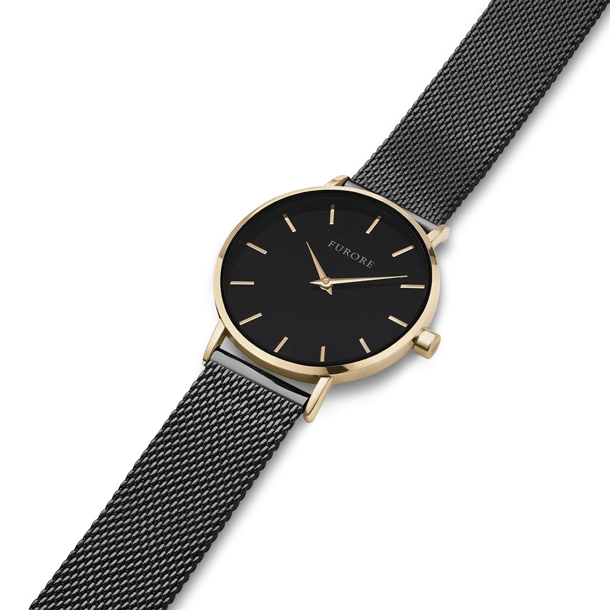 Dazzling Nature Watch Gold And Black Colour