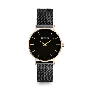 Dazzling Nature Watch Gold And Black Colour
