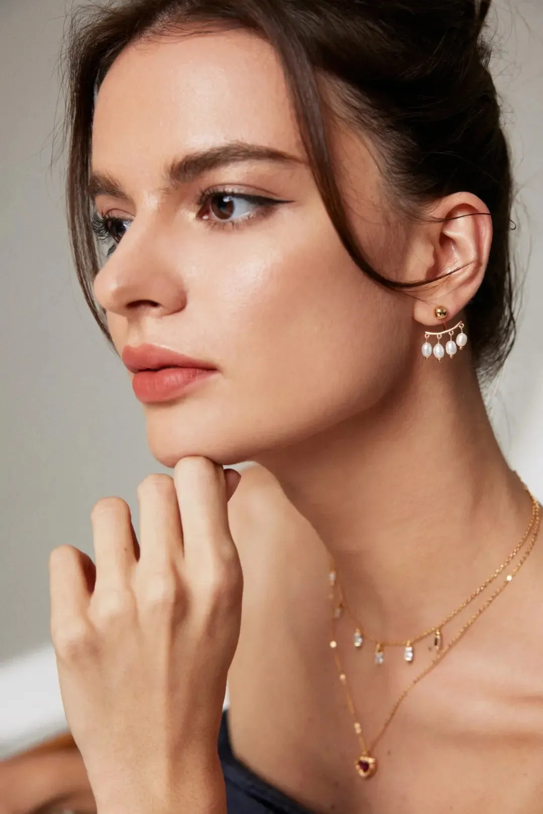 Dazzling Tassel Pearl Earrings