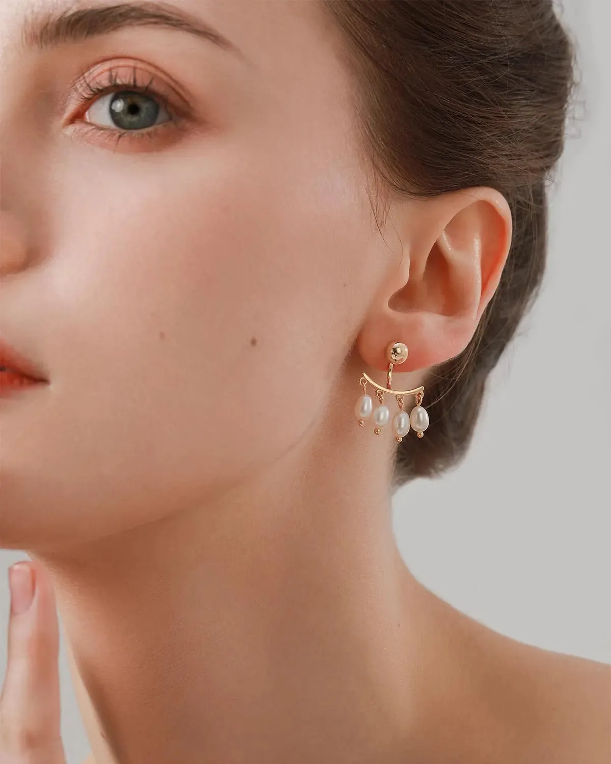 Dazzling Tassel Pearl Earrings