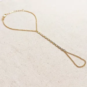Diamond Cut Hand Chain