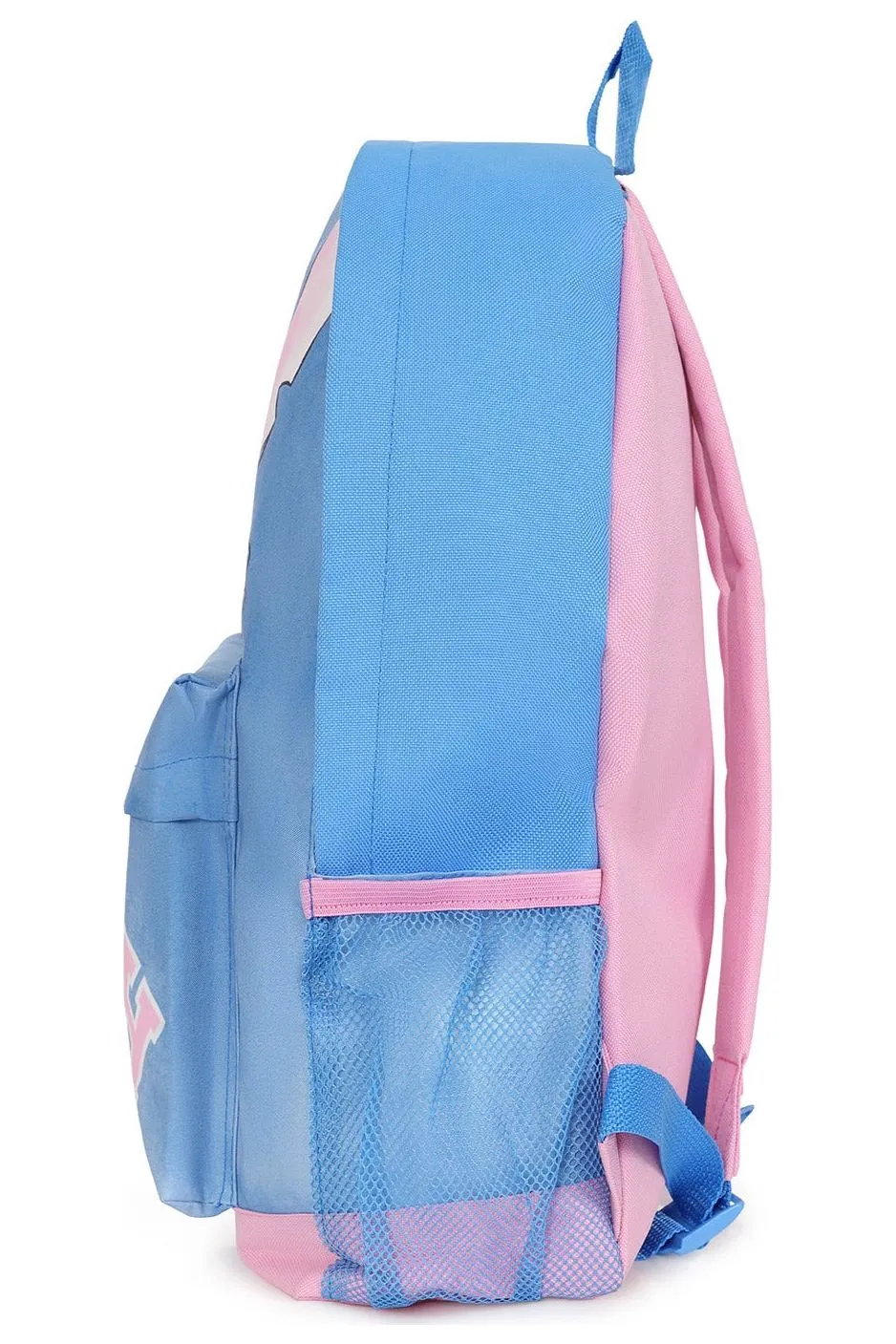 Disney Lilo and Stitch Girls Backpack, Kids Schoolbag, Rucksack Blue