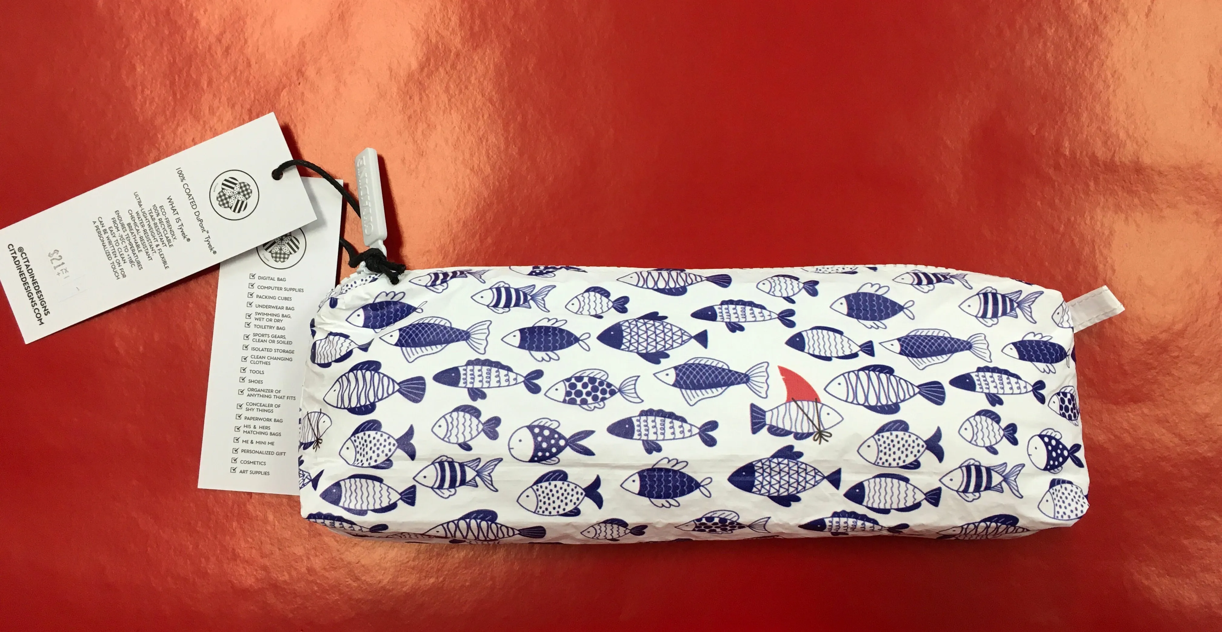Eco friendly wet bag pouch by CitaDine Designs