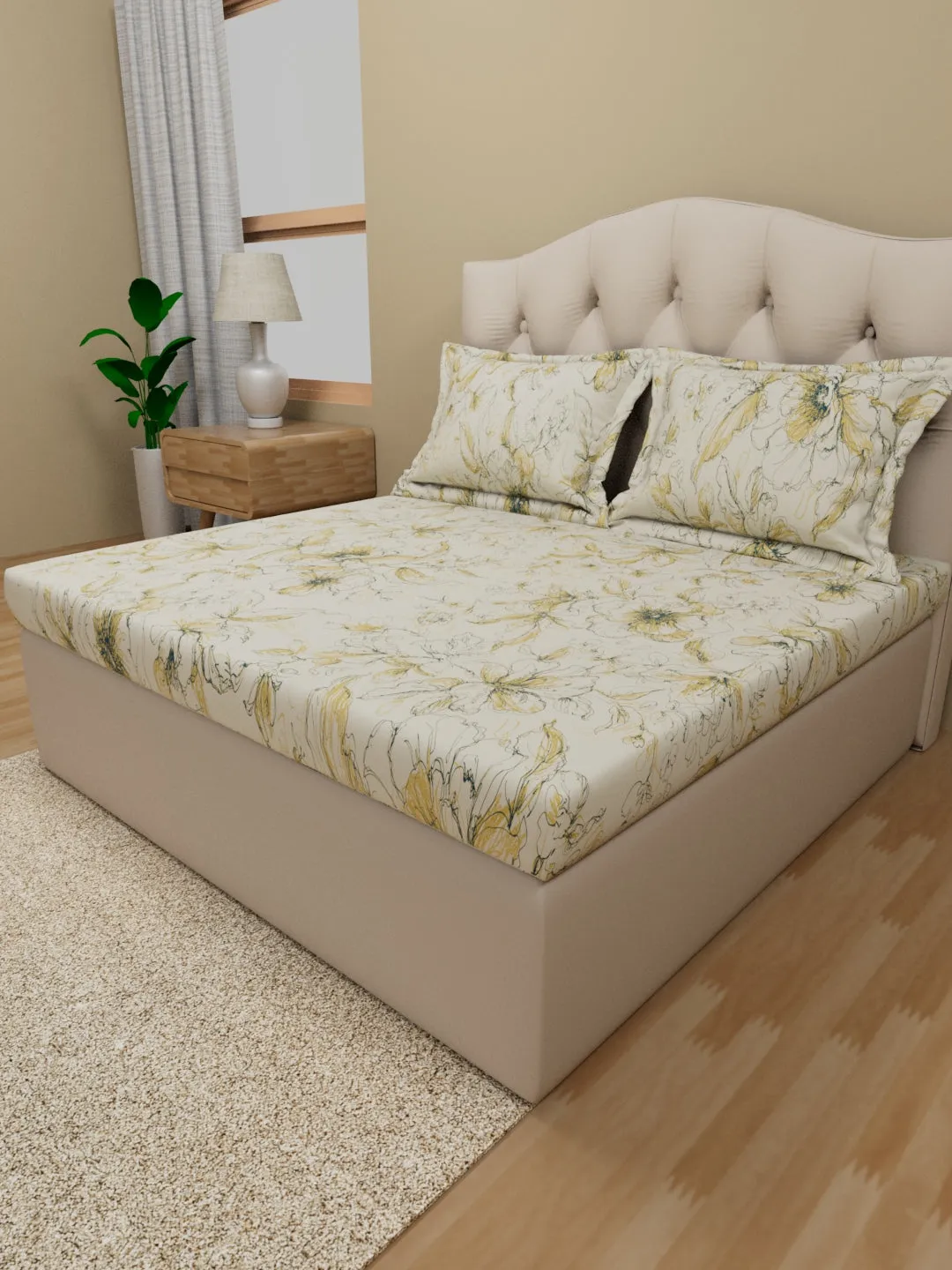 Elite Percale Bouquet Of Flowers Sheet Set