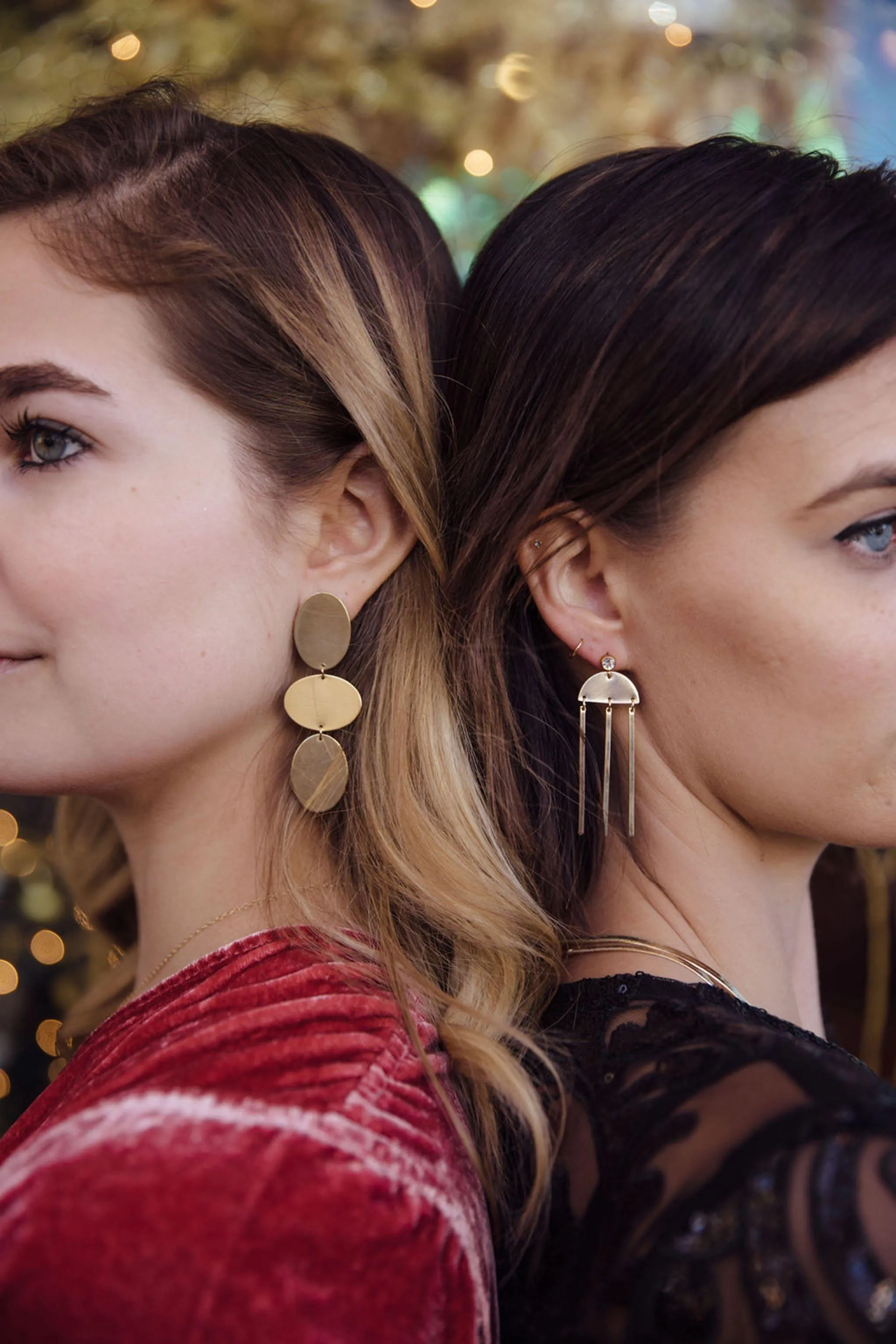 Ellipse Statement Studs