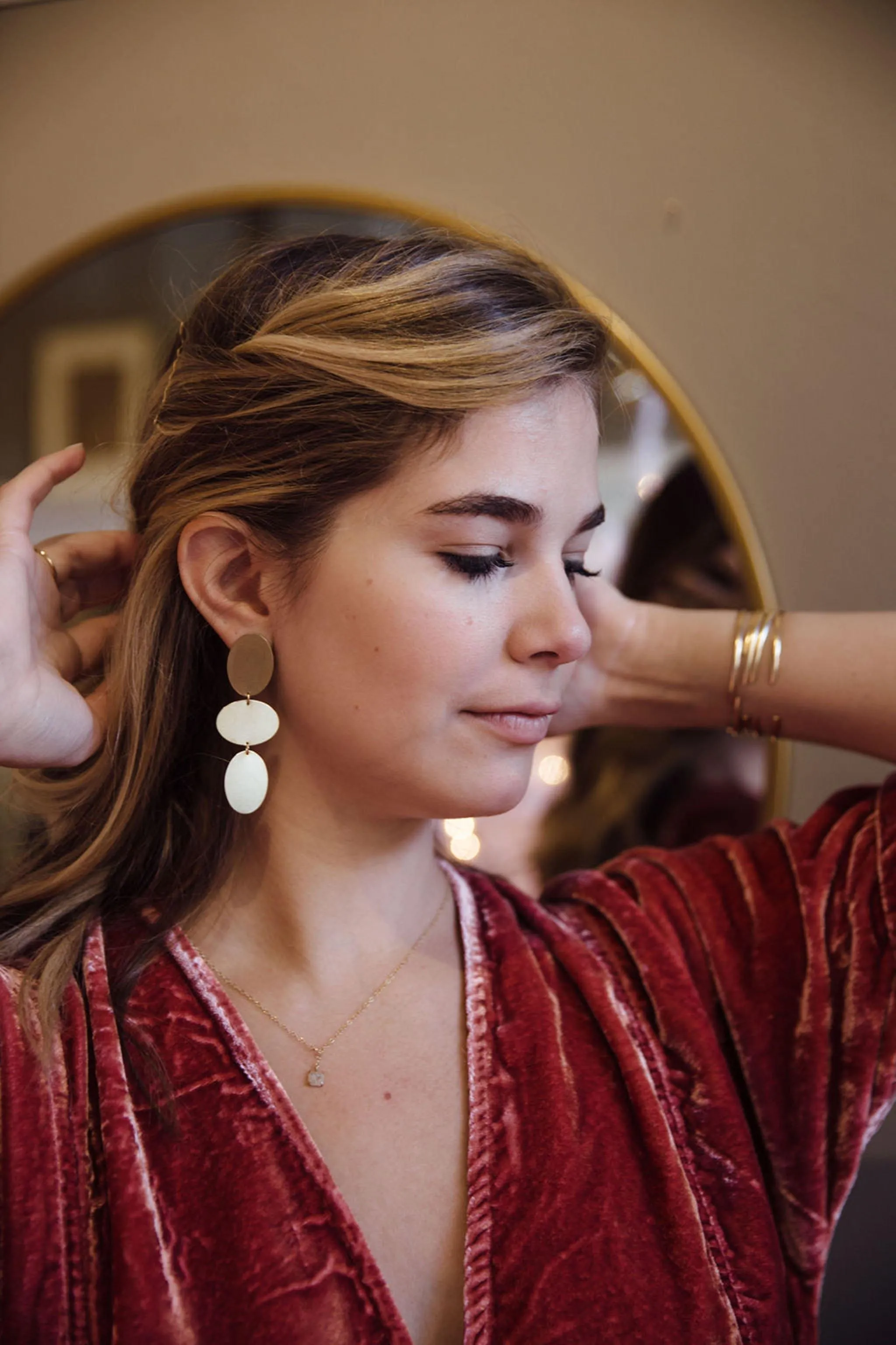 Ellipse Statement Studs