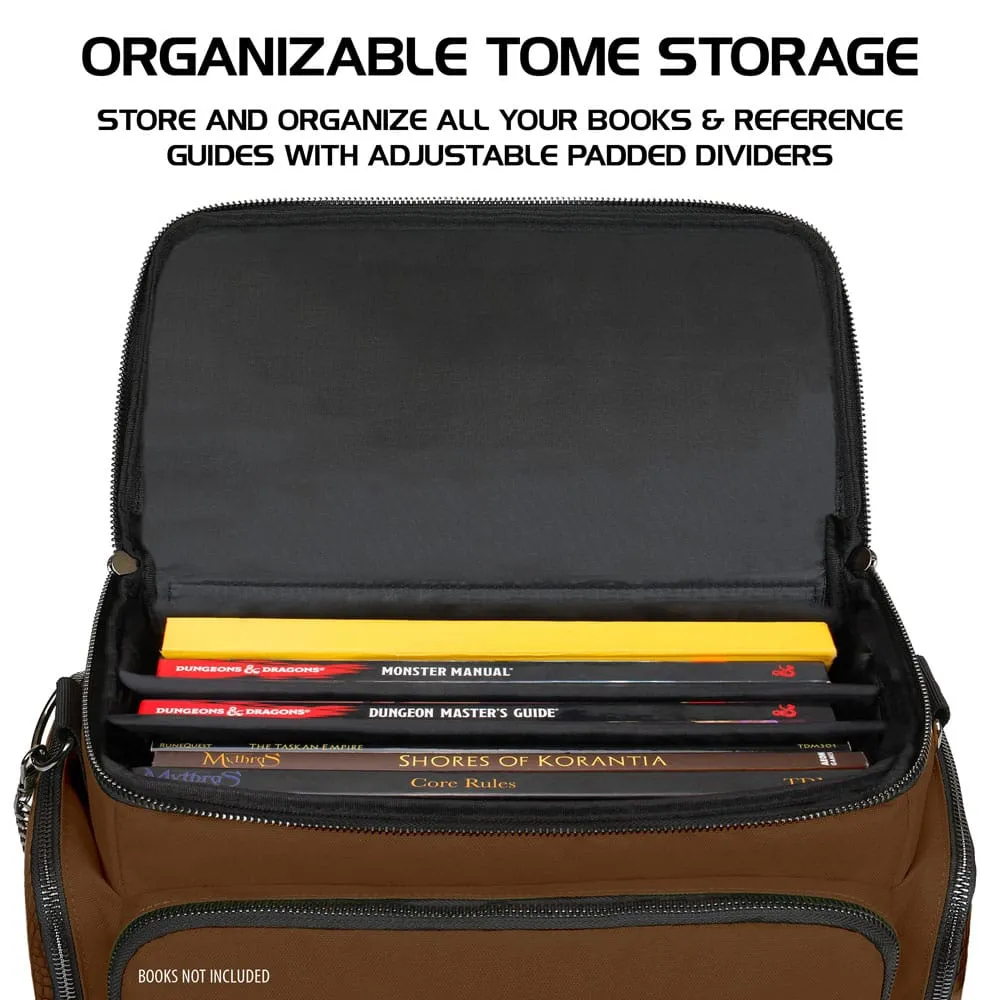 Enhance Tabletop Series Collectors Edition Adventurer's Travel Bag Brown