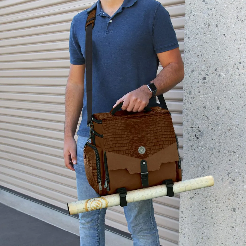 Enhance Tabletop Series Collectors Edition Adventurer's Travel Bag Brown