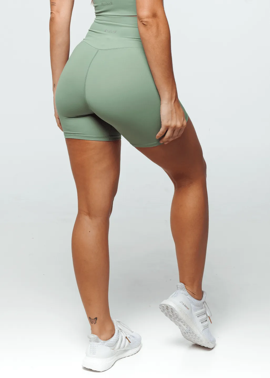 Essence Cross Shorts - Sage