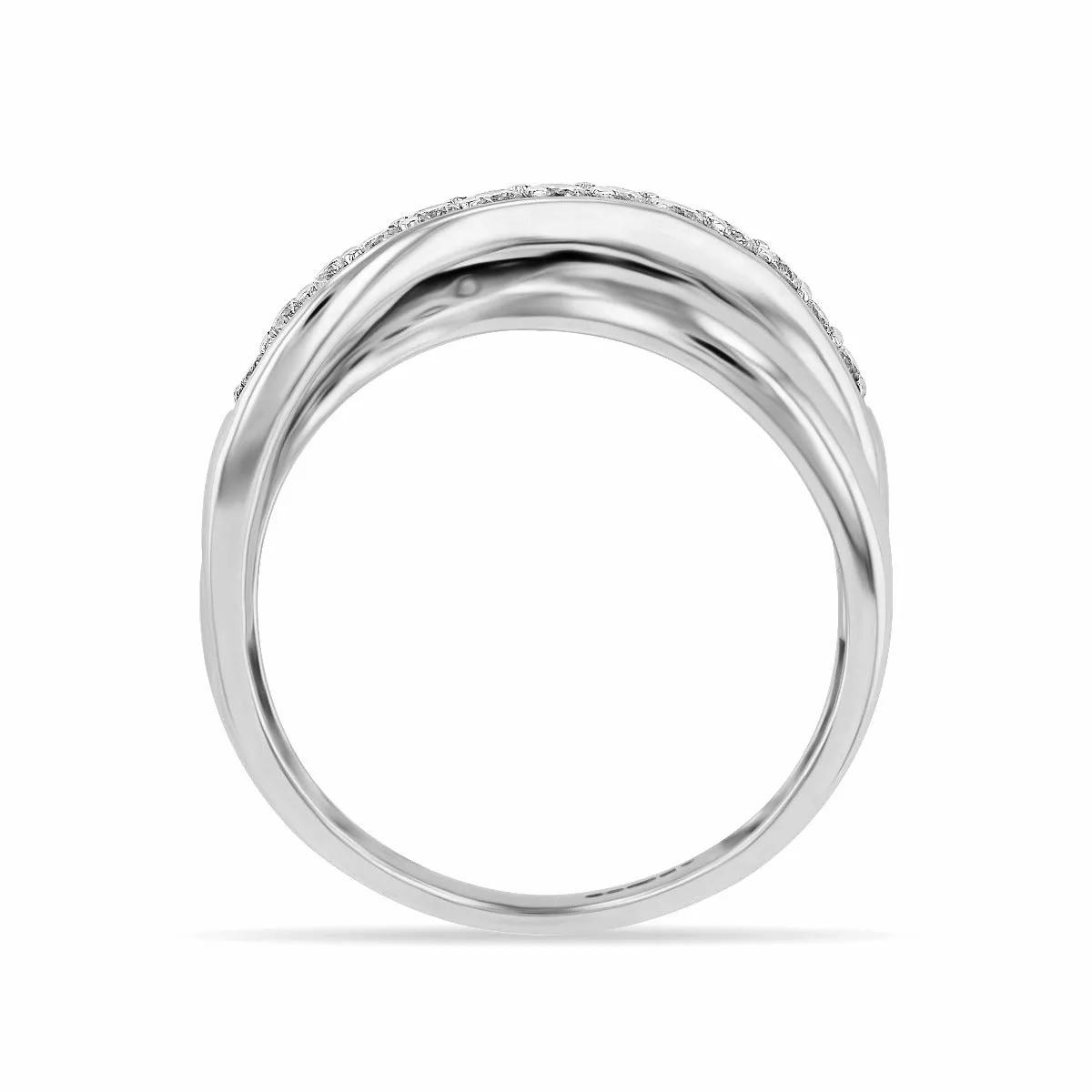 Everyday Diamonds Collection 0.25ct Diamond Twist Ring | 9K White Gold