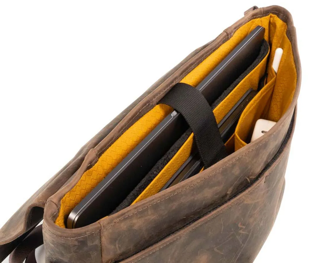 Executive Leather Messenger