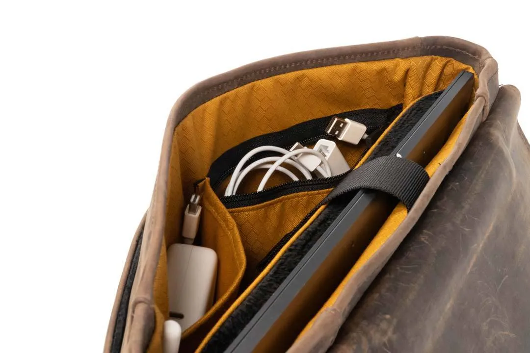 Executive Leather Messenger