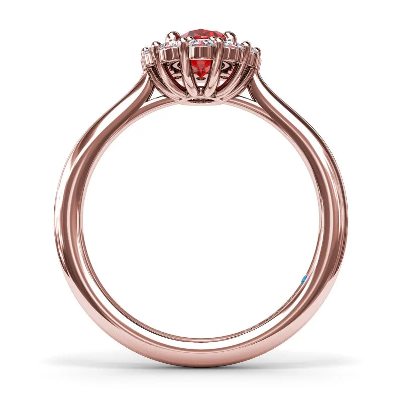 Fana Dazzling Ruby and Diamond Ring