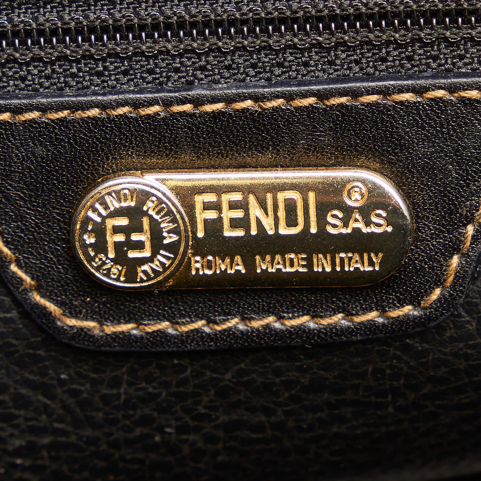 Fendi Pequin Boston Bag (SHG-30791)