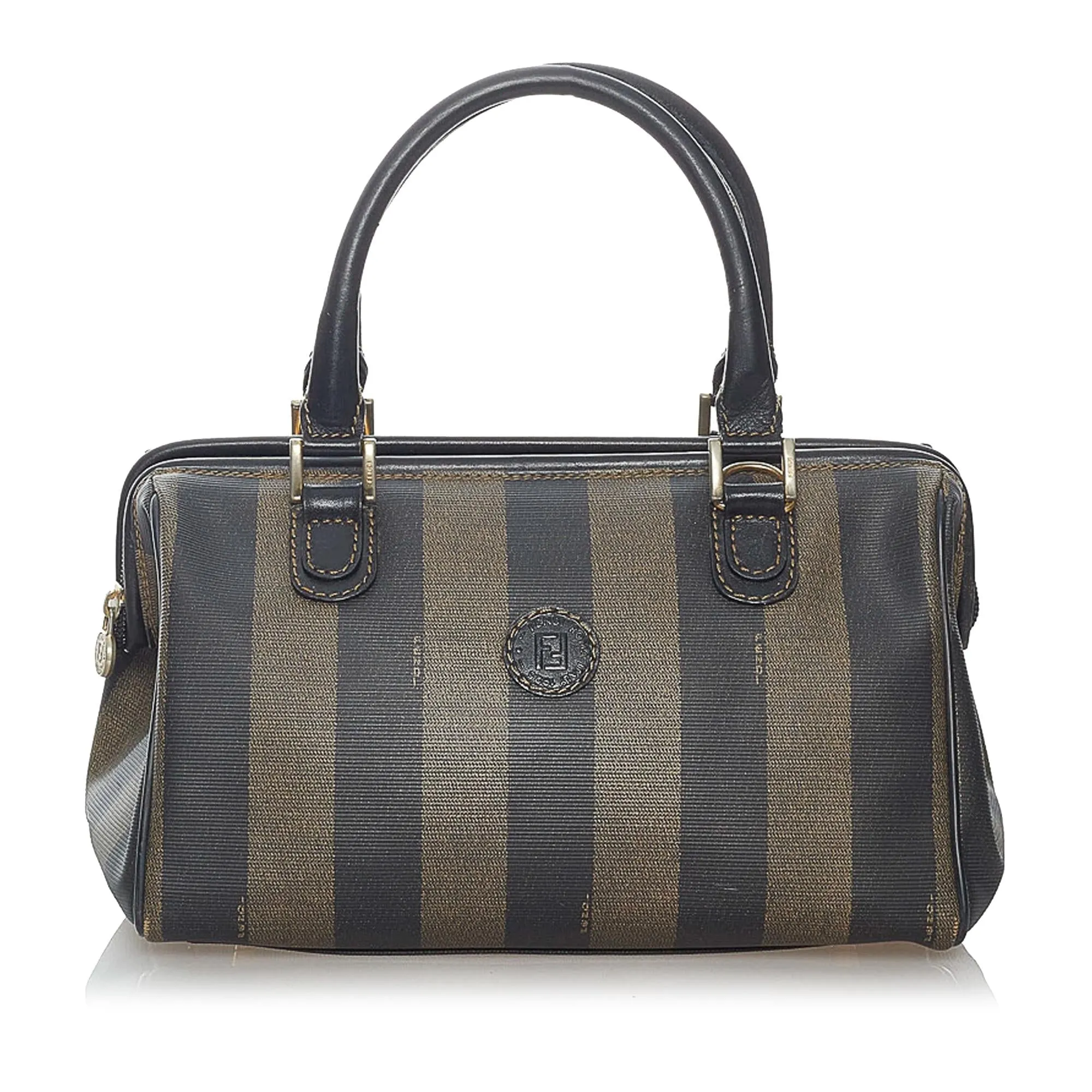 Fendi Pequin Boston Bag (SHG-30791)