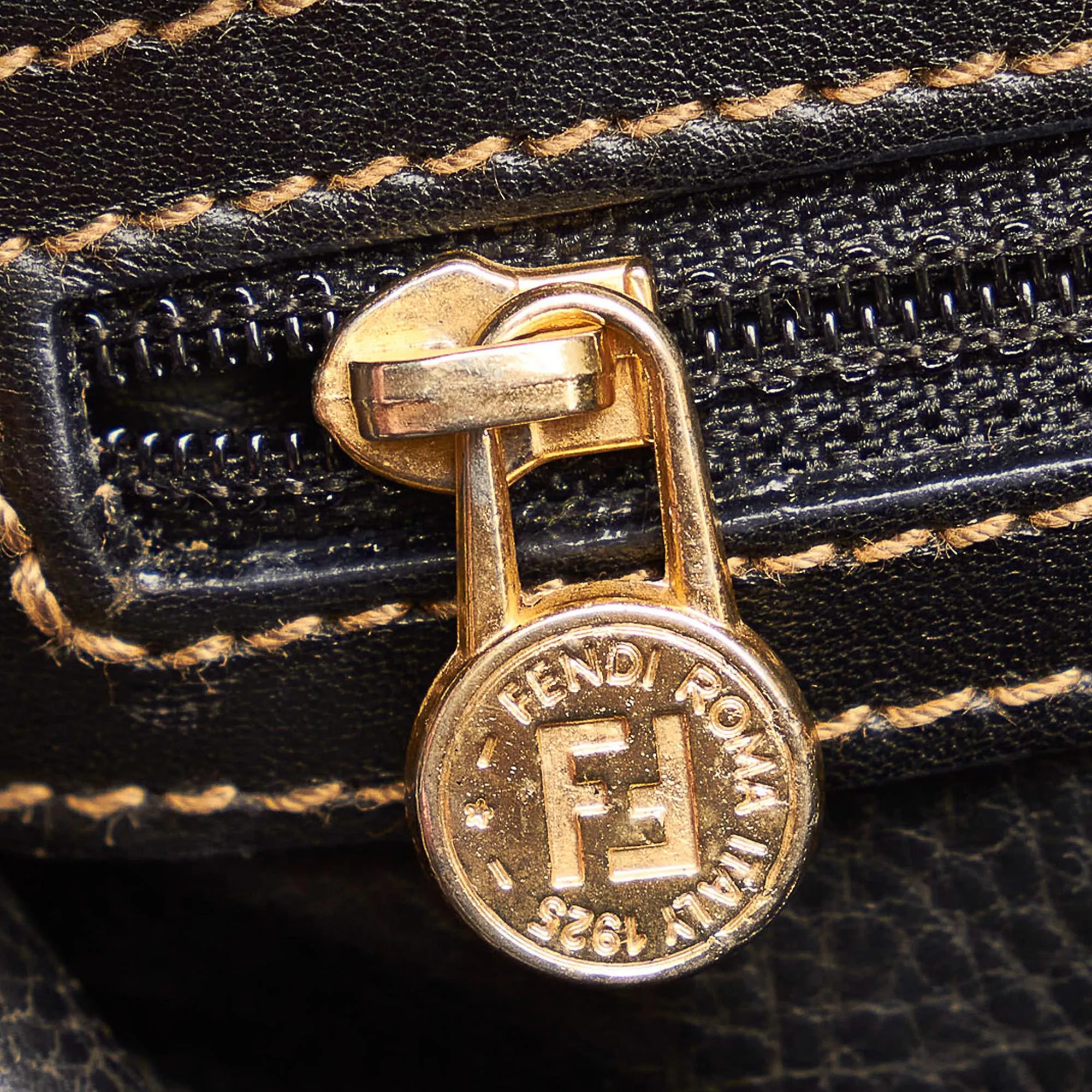 Fendi Pequin Boston Bag (SHG-30791)