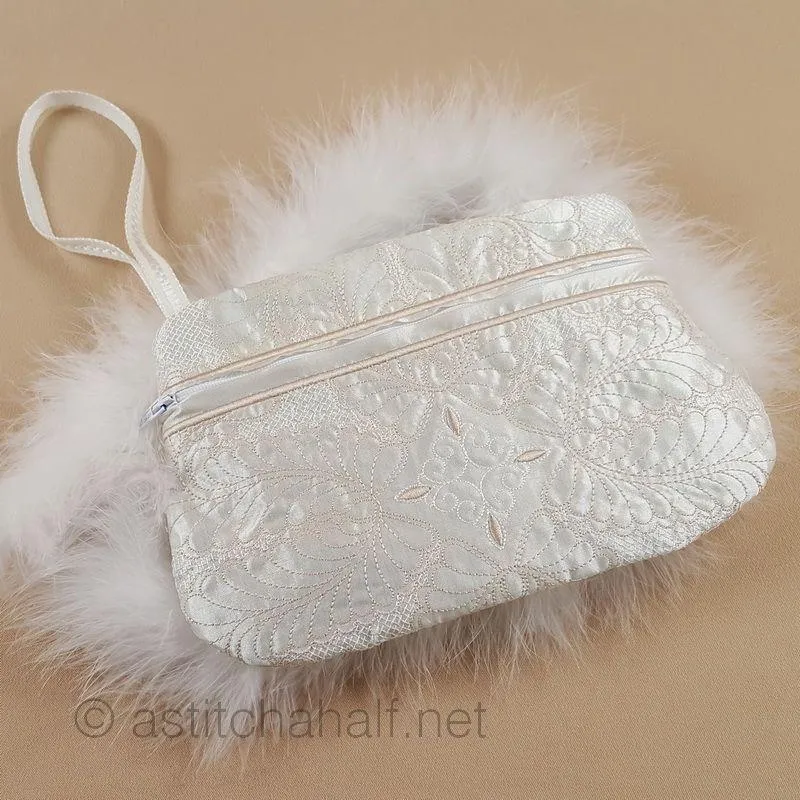 Fine Feathers ITH Wrist Purse