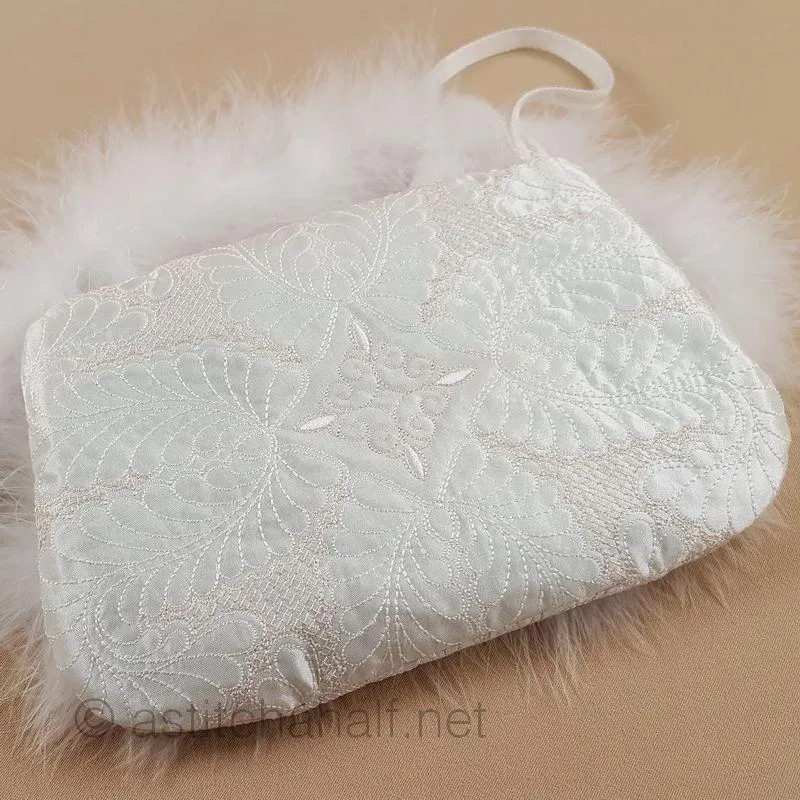 Fine Feathers ITH Wrist Purse