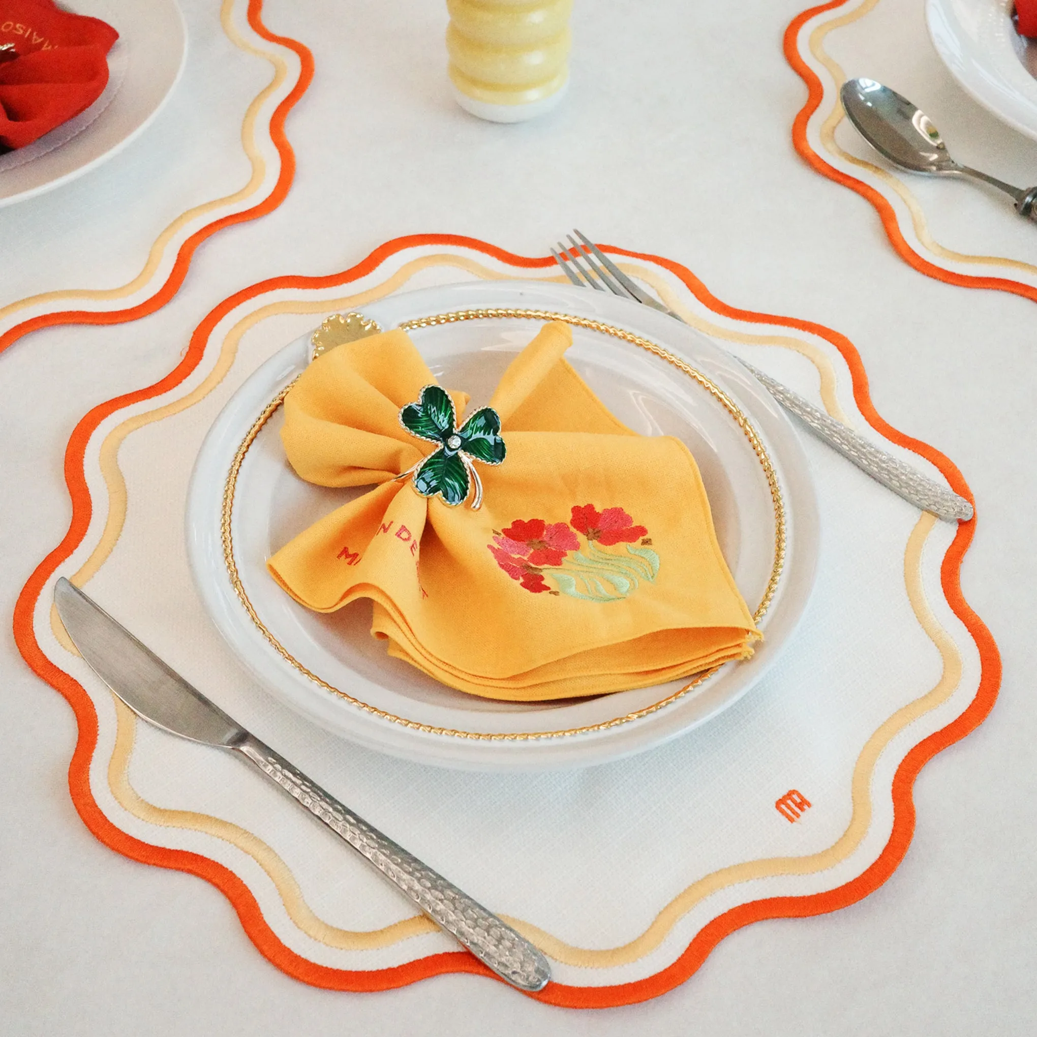 Floria Placemat - Red