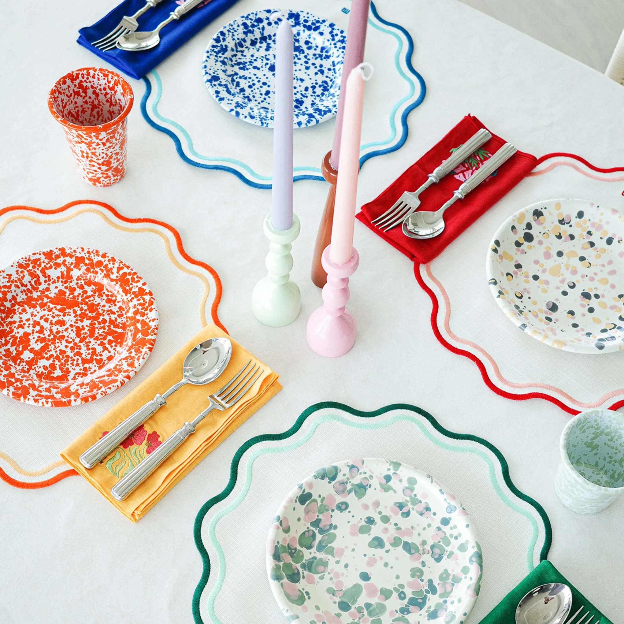 Floria Placemat - Red