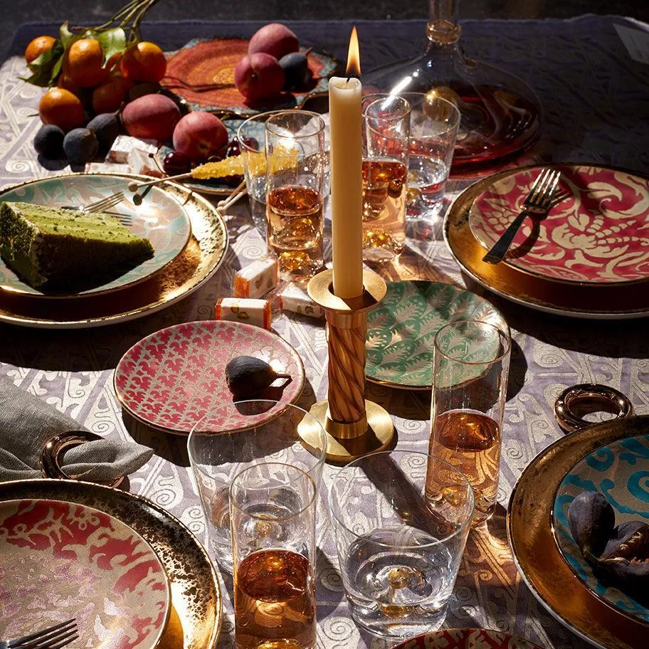 Fortuny Piumette Canape Plates (Set of 4)