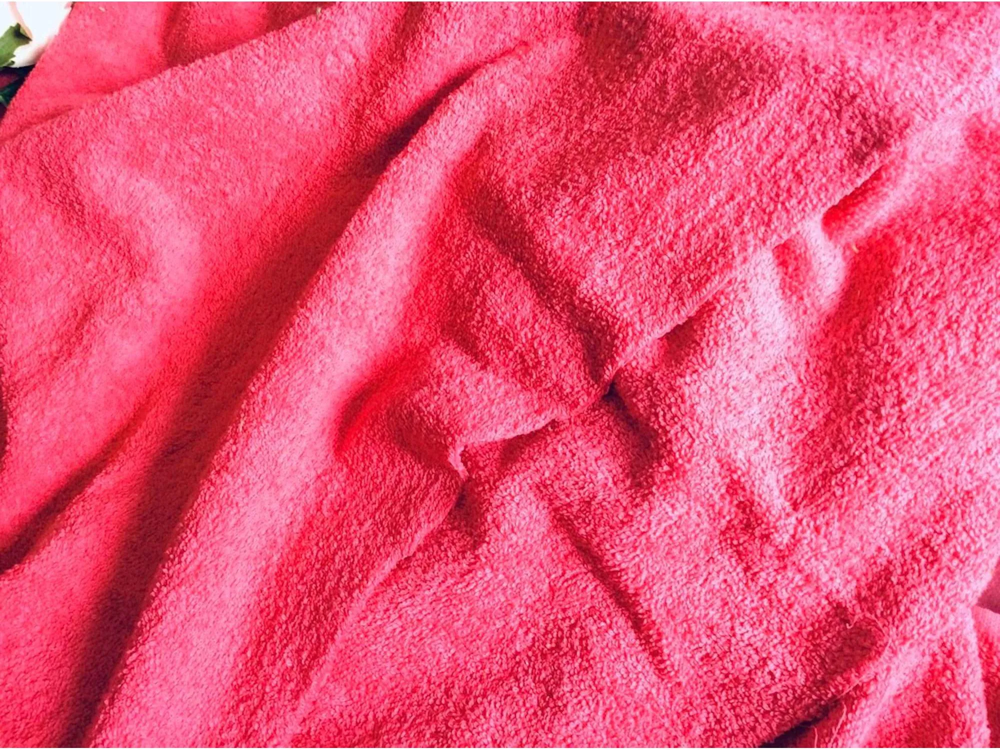 FUCHSIA PINK - Pure Cotton Thick Luxury Terry Towelling Fabric 380 gsm