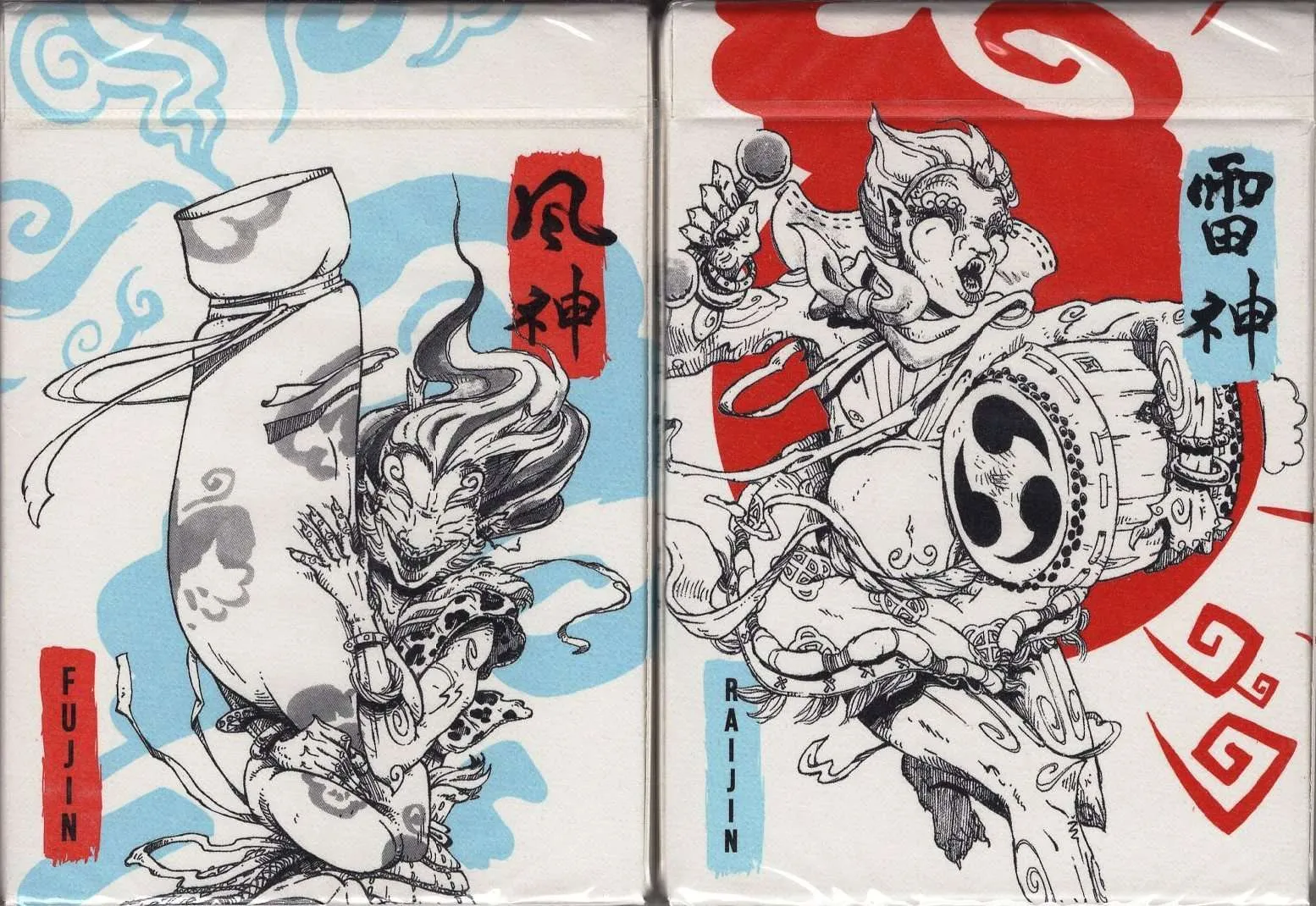 Fujin & Raijin (2 Deck Set) Playing Cards