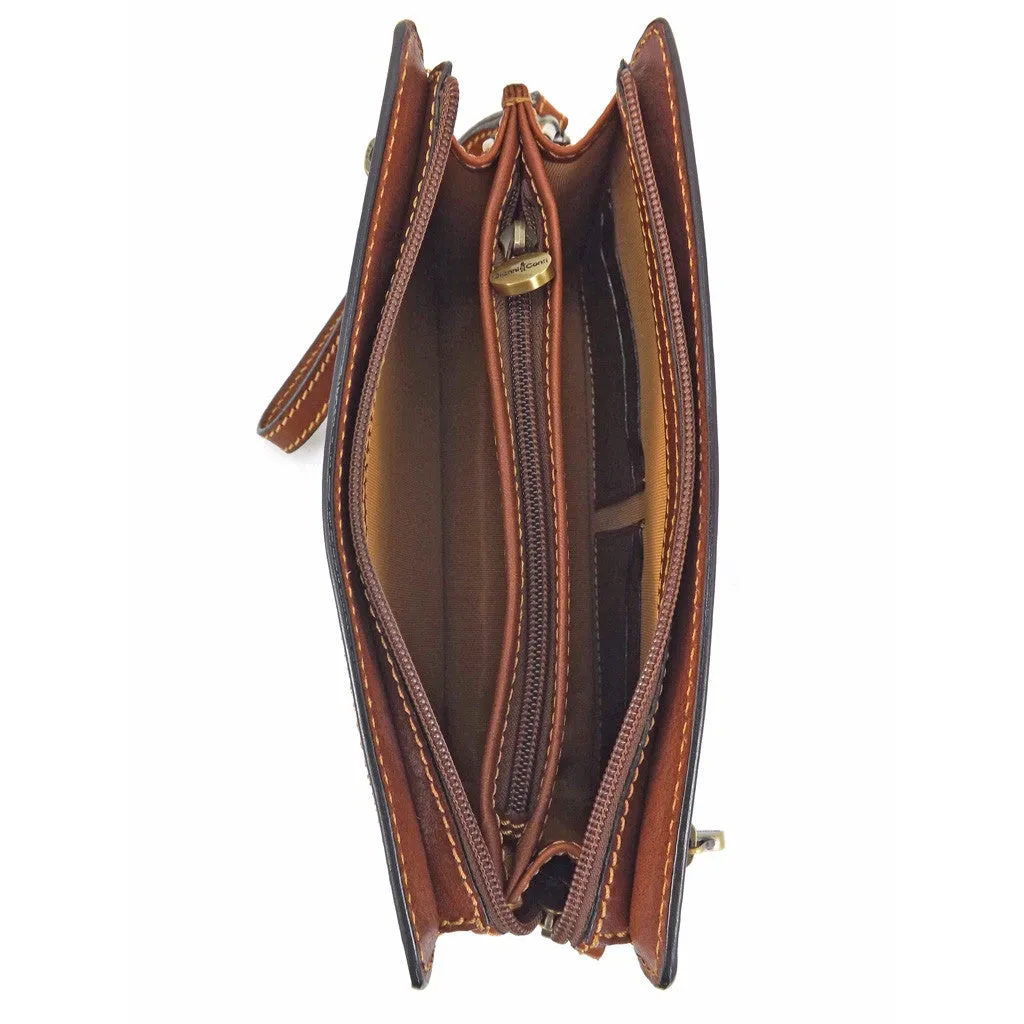 Gianni Conti Gents Leather Wrist Bag - Style: 912019