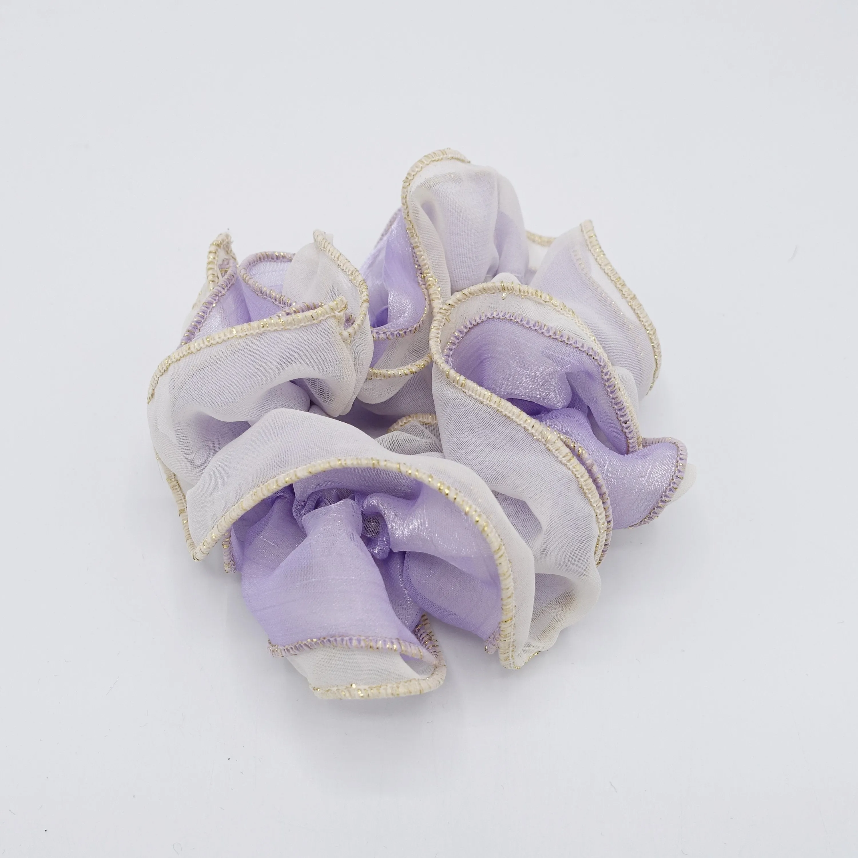 glittering scrunchies, chiffon scrunchies for women