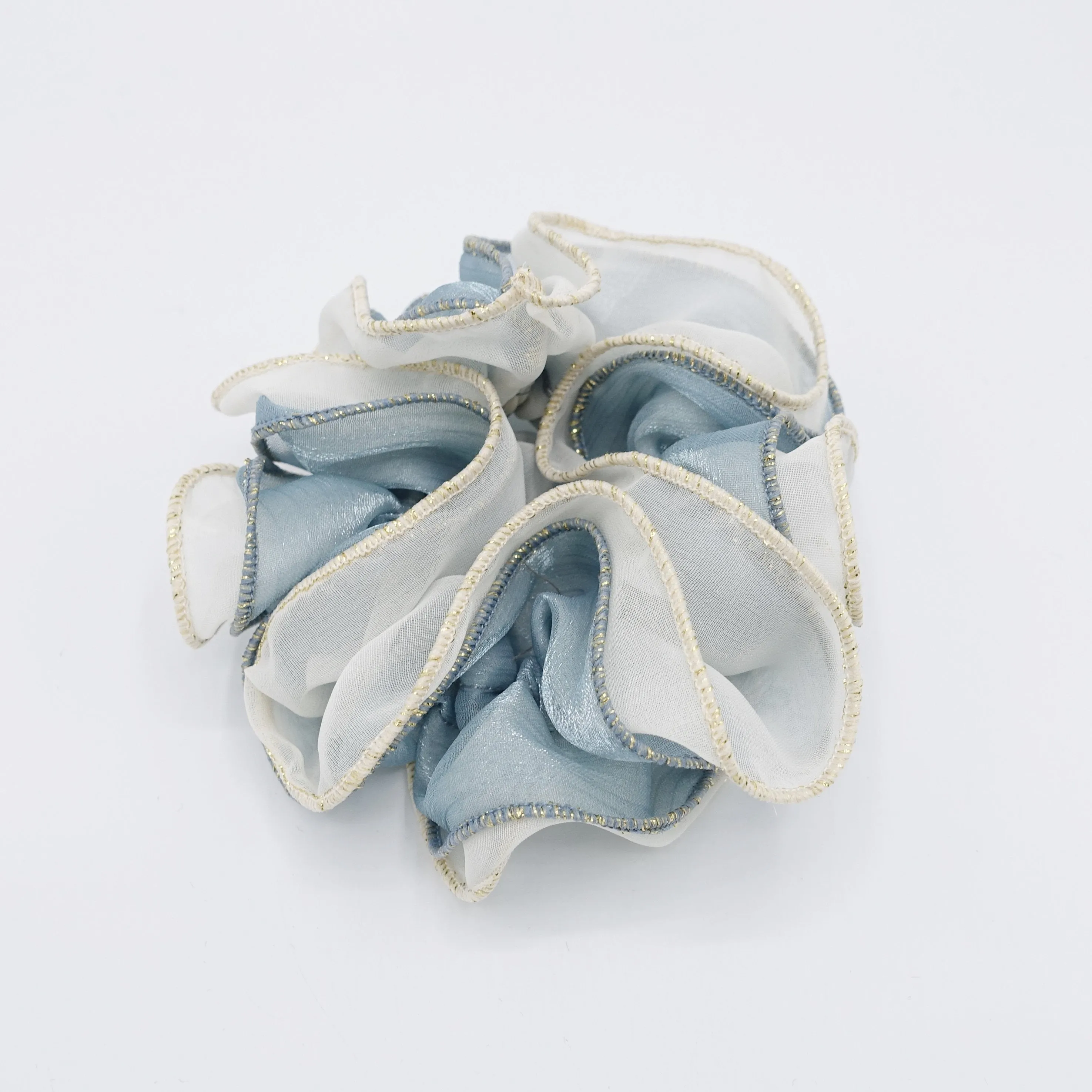 glittering scrunchies, chiffon scrunchies for women