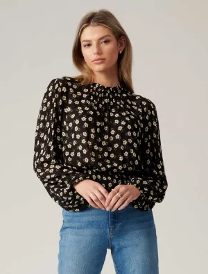 Grace Shirred Waist Blouse