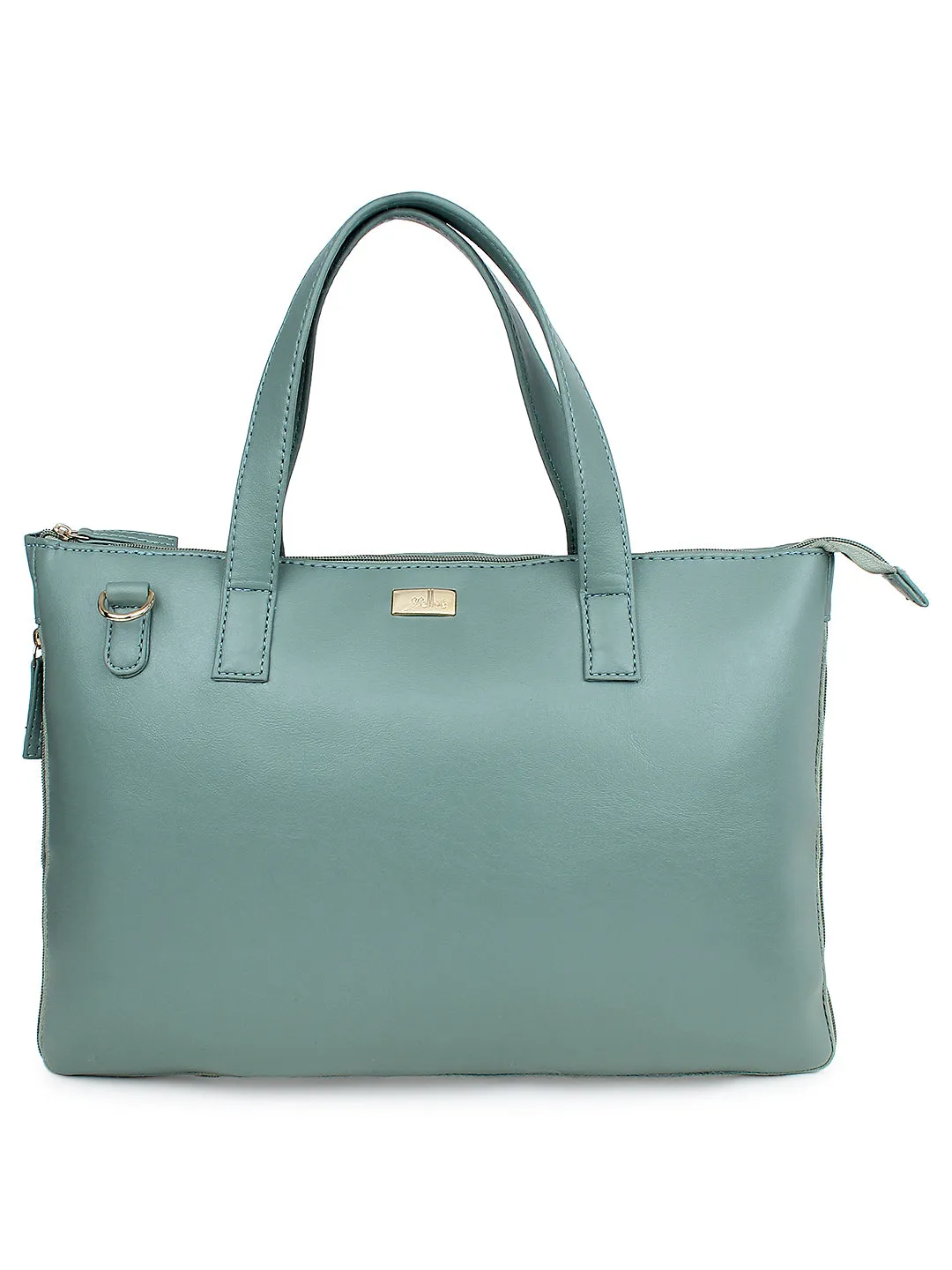 Green Expandable Laptop Bag