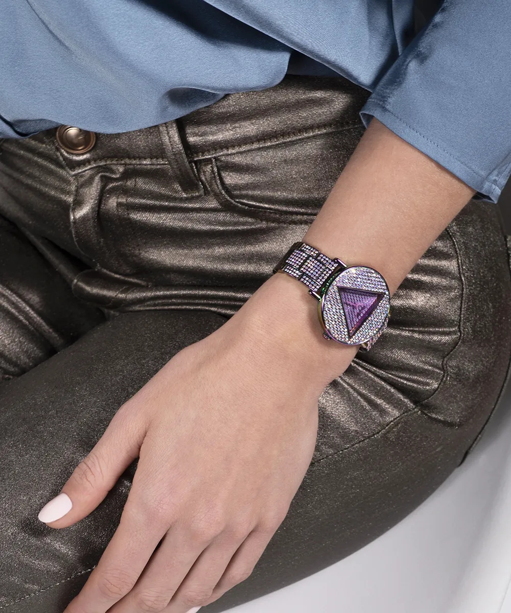 GUESS Ladies Iridescent Analog Watch